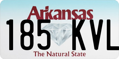 AR license plate 185KVL