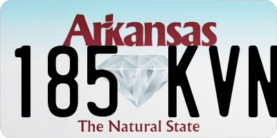 AR license plate 185KVN