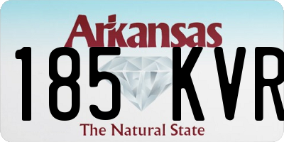 AR license plate 185KVR