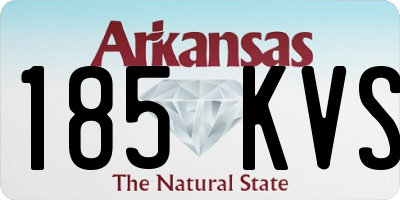 AR license plate 185KVS