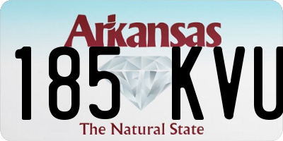AR license plate 185KVU