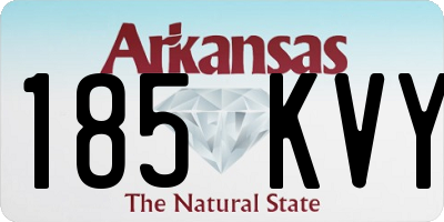 AR license plate 185KVY
