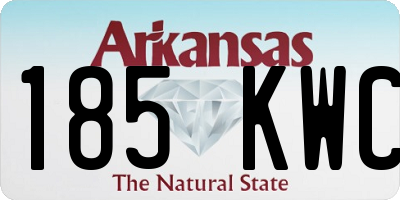 AR license plate 185KWC