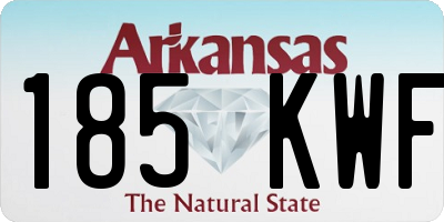 AR license plate 185KWF
