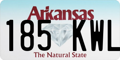 AR license plate 185KWL