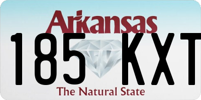 AR license plate 185KXT