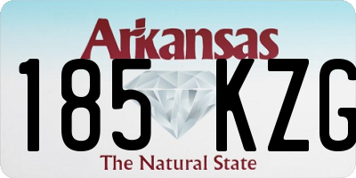 AR license plate 185KZG