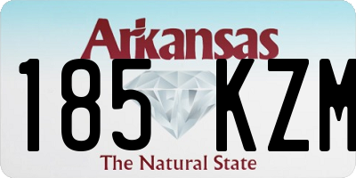 AR license plate 185KZM