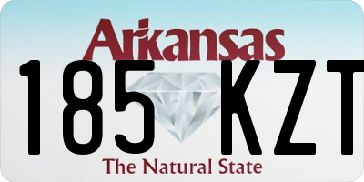 AR license plate 185KZT