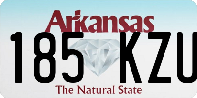 AR license plate 185KZU