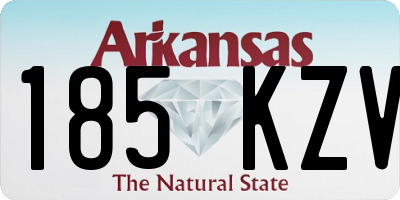 AR license plate 185KZV