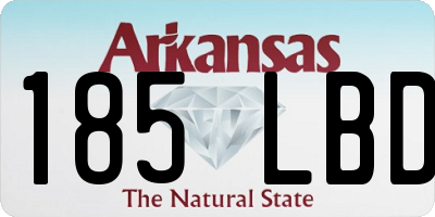 AR license plate 185LBD