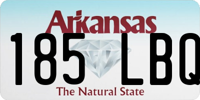AR license plate 185LBQ