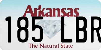 AR license plate 185LBR