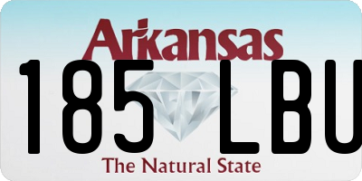 AR license plate 185LBU