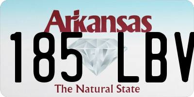 AR license plate 185LBV