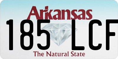 AR license plate 185LCF