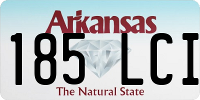 AR license plate 185LCI