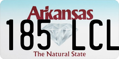 AR license plate 185LCL