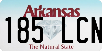 AR license plate 185LCN