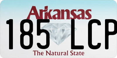 AR license plate 185LCP