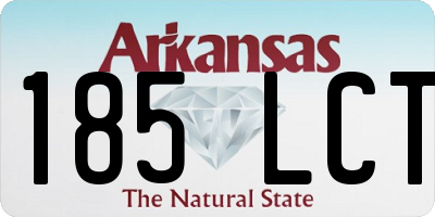AR license plate 185LCT