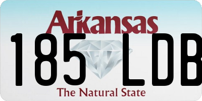 AR license plate 185LDB