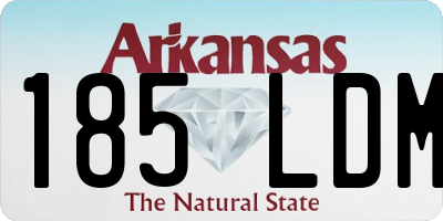 AR license plate 185LDM