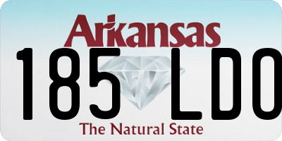 AR license plate 185LDO