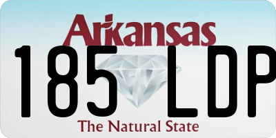 AR license plate 185LDP