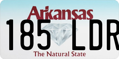 AR license plate 185LDR