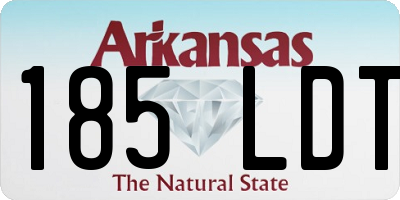 AR license plate 185LDT