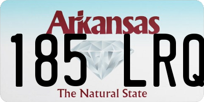 AR license plate 185LRQ