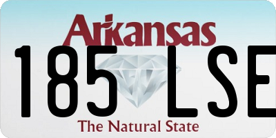 AR license plate 185LSE