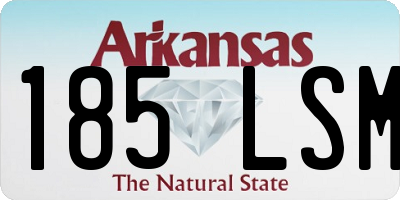 AR license plate 185LSM