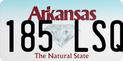 AR license plate 185LSQ
