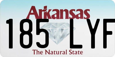 AR license plate 185LYF