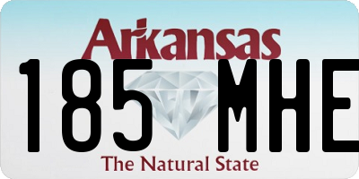 AR license plate 185MHE