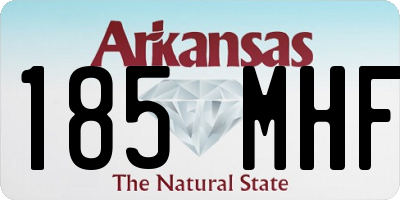 AR license plate 185MHF