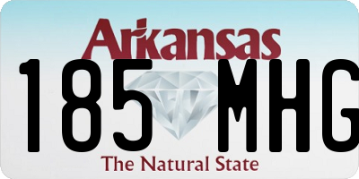AR license plate 185MHG