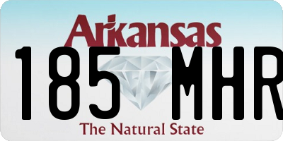 AR license plate 185MHR