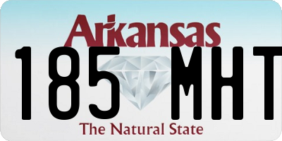 AR license plate 185MHT