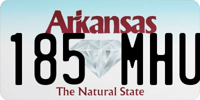 AR license plate 185MHU