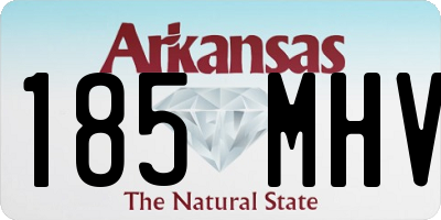 AR license plate 185MHV