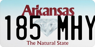 AR license plate 185MHY
