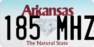 AR license plate 185MHZ