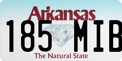 AR license plate 185MIB
