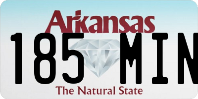 AR license plate 185MIN