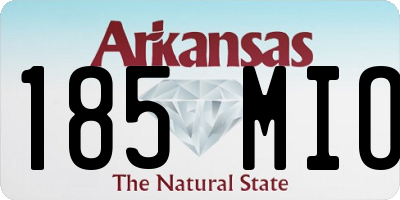 AR license plate 185MIO