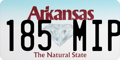 AR license plate 185MIP
